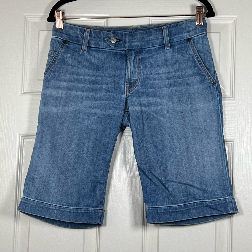 Citizens of Humanity Low Rise Denim Bermuda Shorts